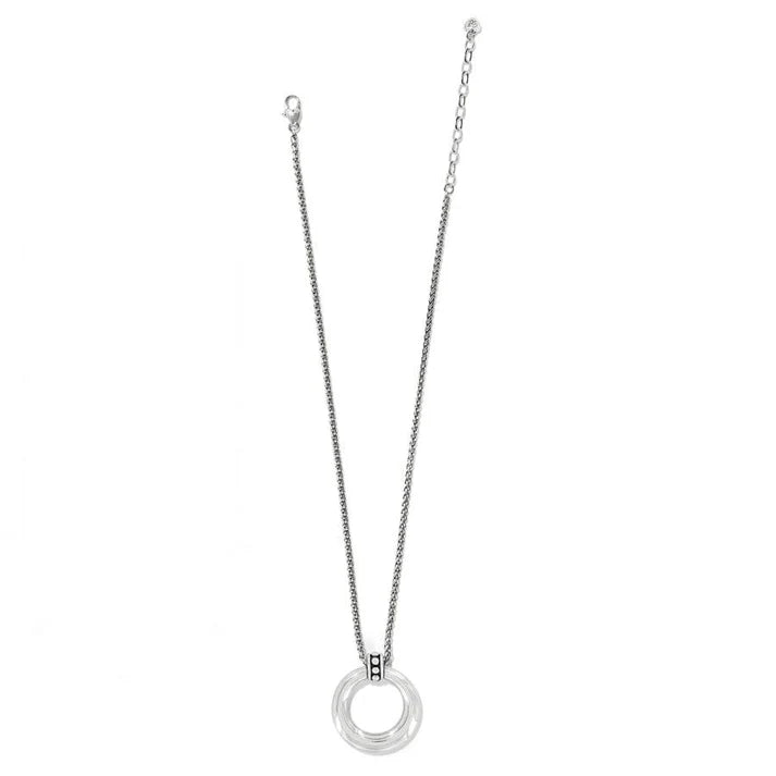 JM7547 Pretty Tough Stud Large Circle Necklace