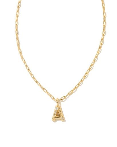 9608853829 Crystal Letter A Gold