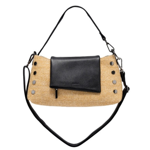 Vip Satchel Chaparral Raffia/Gunmetal
