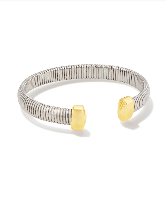 Heather Cuff Bracelet Mixed Metal S/M