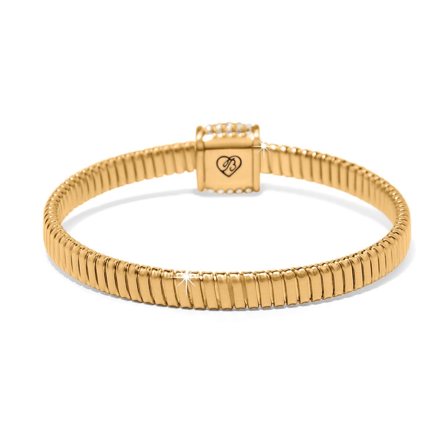 JF0348 Meridian Solis Spring Gld Bracelet