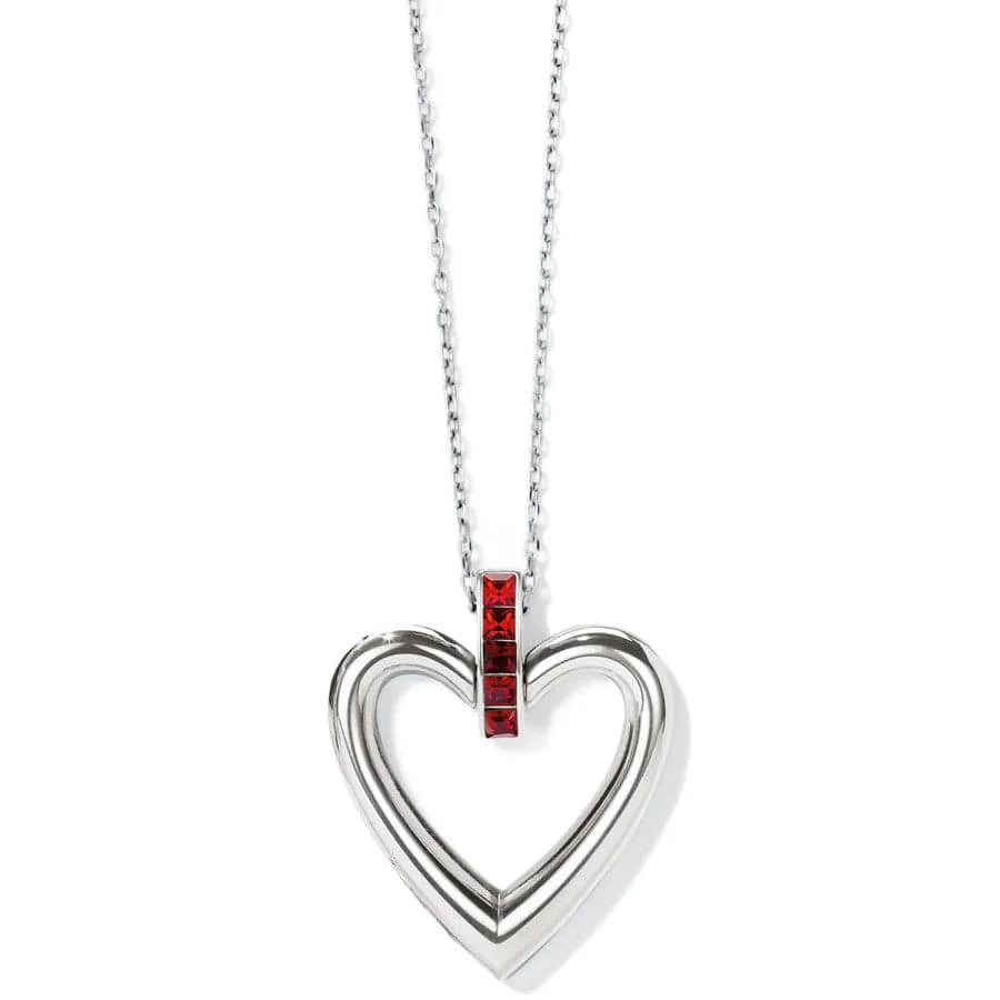 JM3673 Spectrum Open Heart Necklace