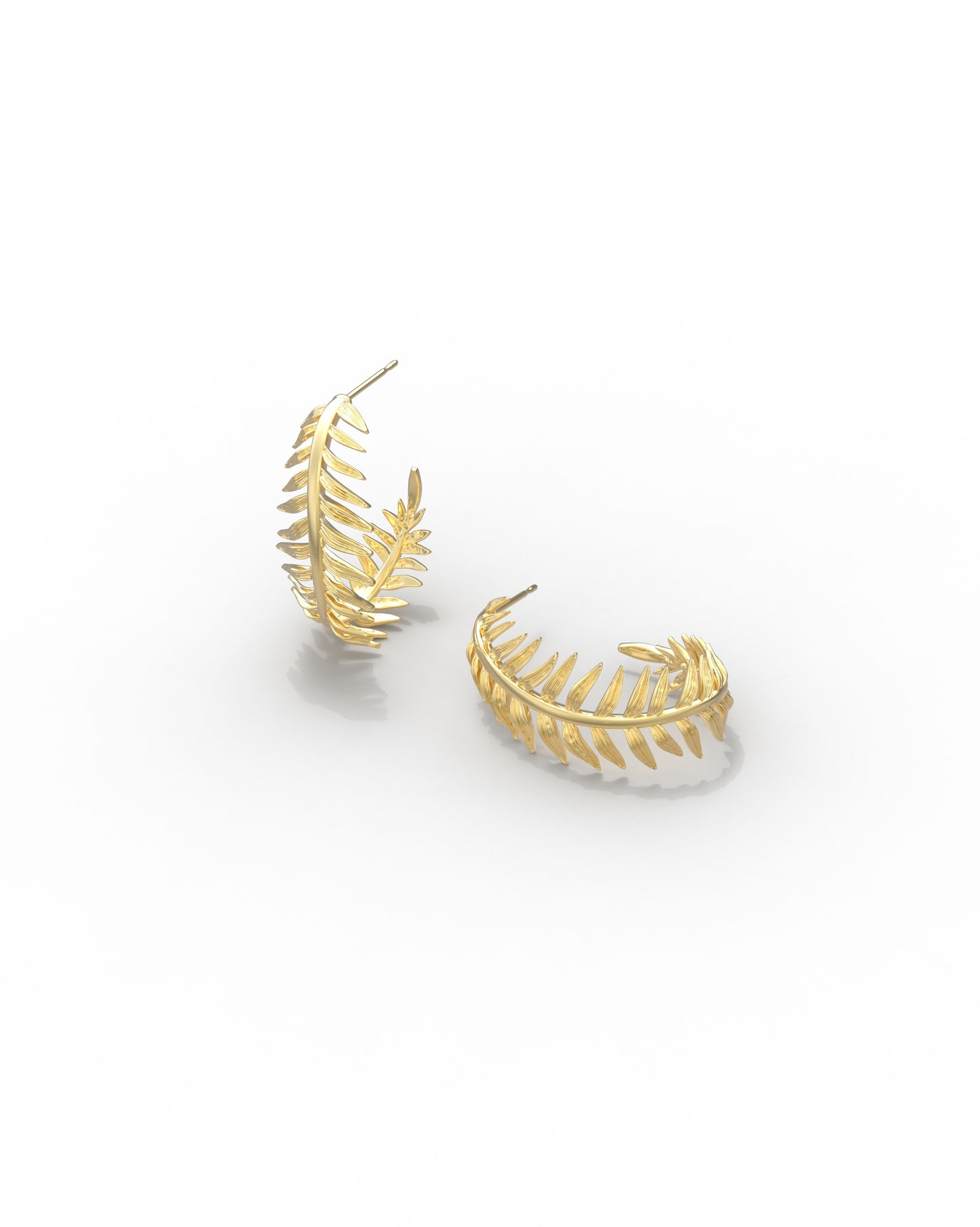 9608877323 KAYLA HOOP EARRINGS GOLD ONE SIZE