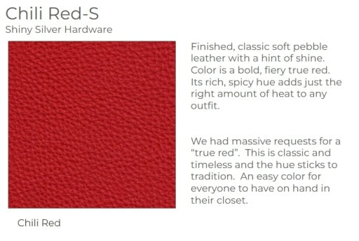 COMING SOON! Meredith Med Chili Red/Gold