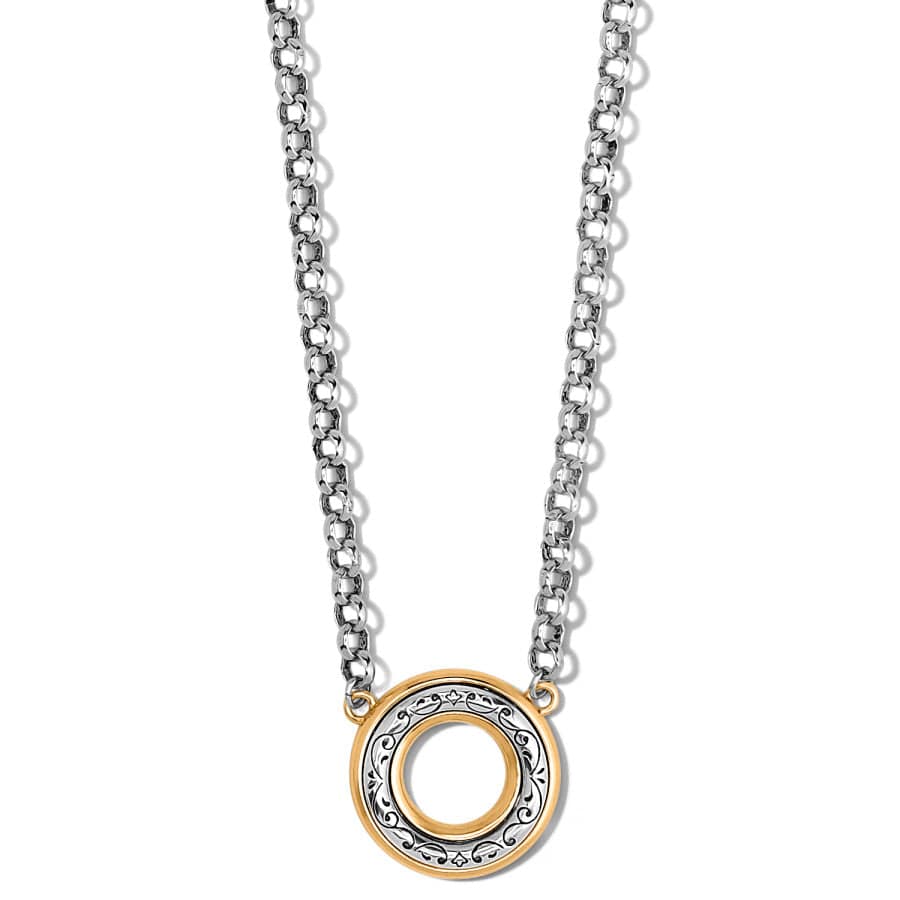 JM7312 Venezia Open Ring Short Necklace
