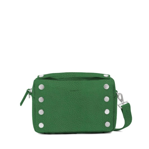 Evan Crossbody Small Lime Zest Brushed Silver**