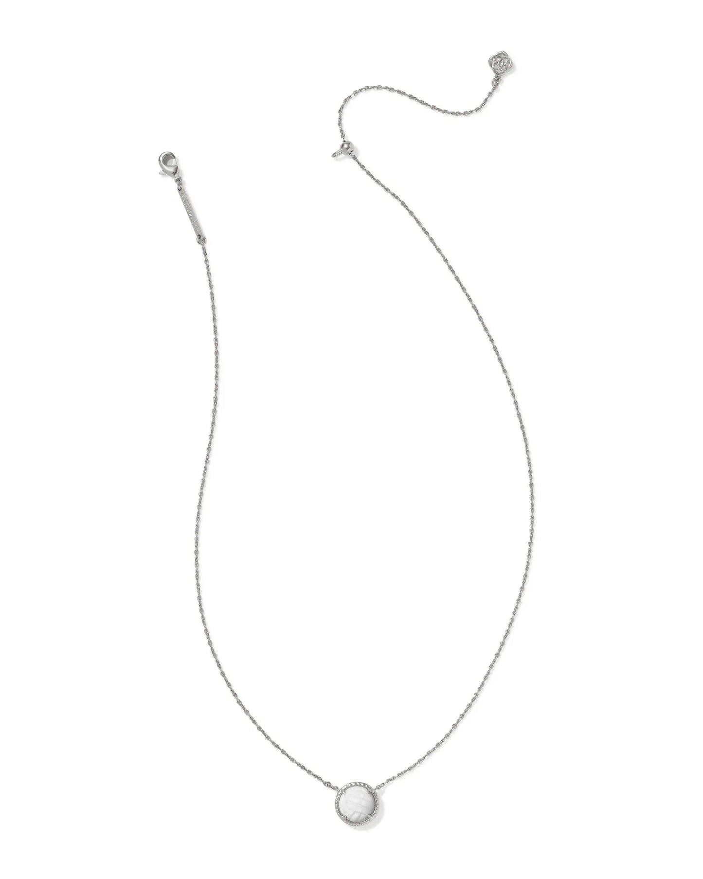 9608866431 Volleyball Short Pendant Necklace Silver