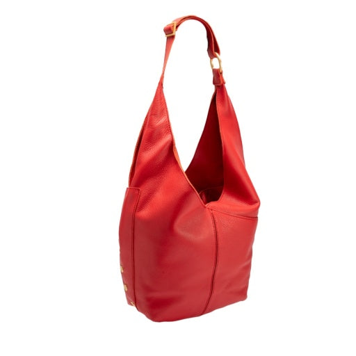 Tom Zip Poppy Red/Brushed Gold