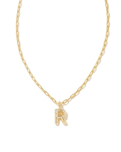 9608856846 CRYSTAL LETTER R Gold
