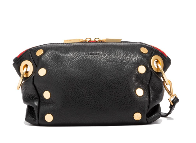 Hammitt Daniel Small Crossbody Black GM Red Zipper
