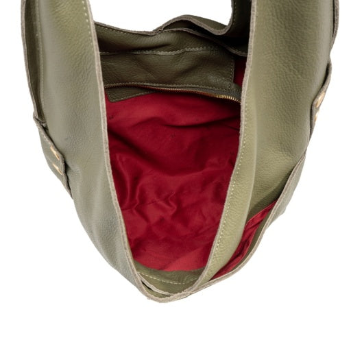 Tom Zip Olive/Brushed Gold
