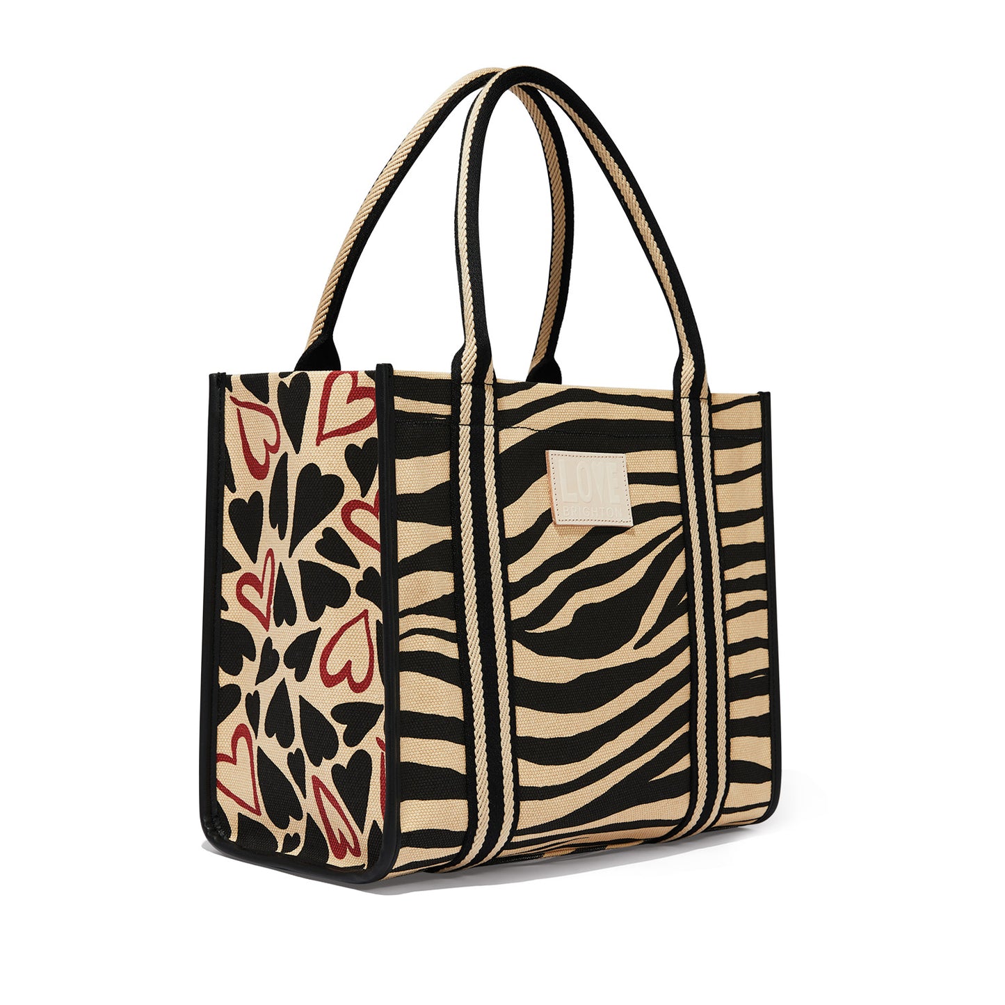 H10812 Zebra Love Canvas Carry All