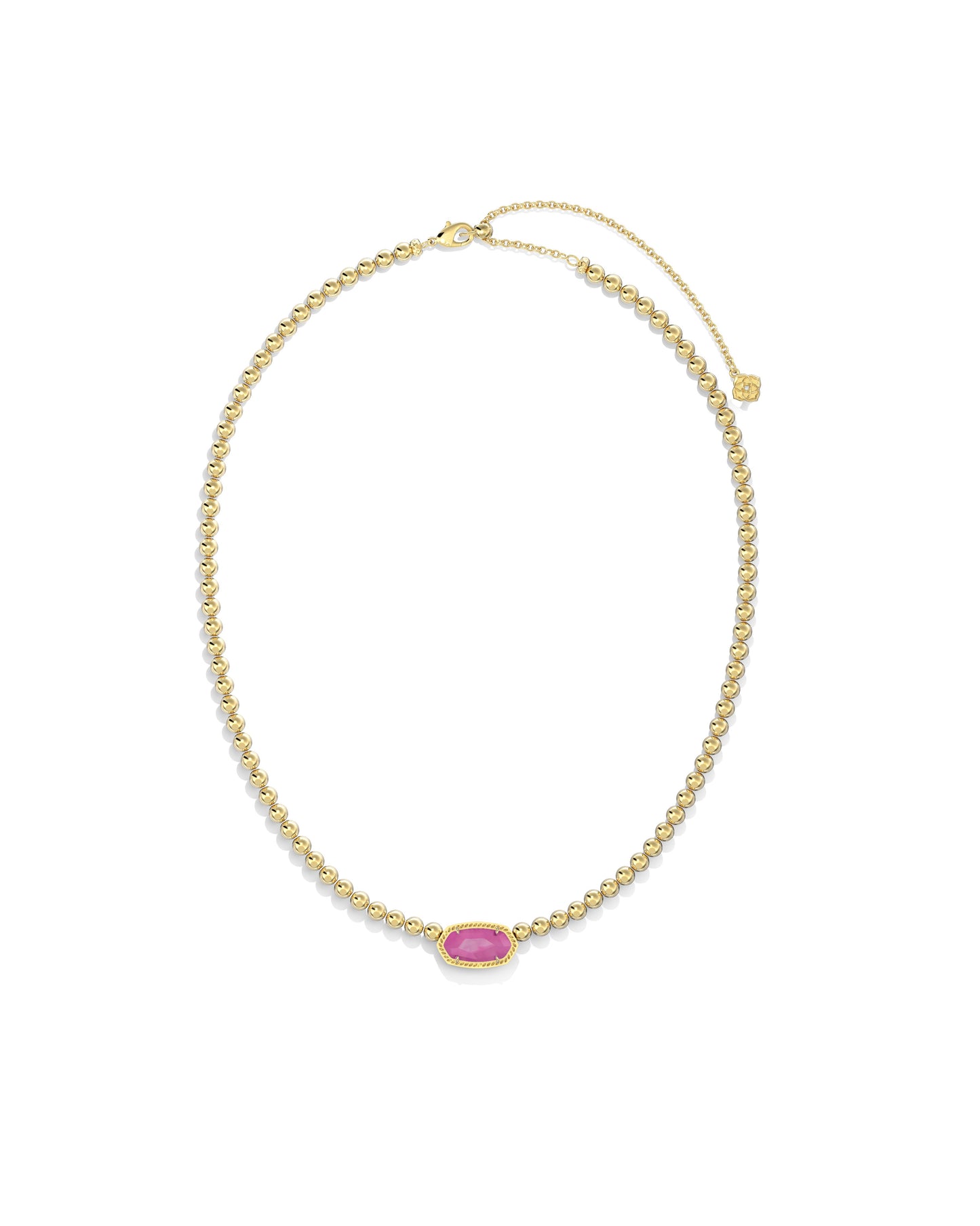 9608881544 ELISA BEADED NECKLACE GOLD AZALEA ILLUSION ONE SIZE