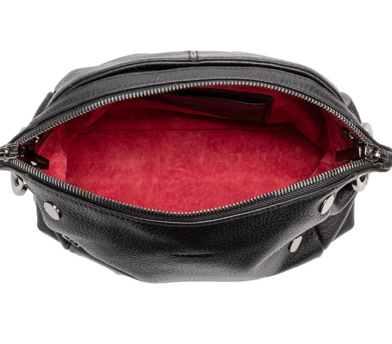Daniel Small Crossbody Black Gunmetal