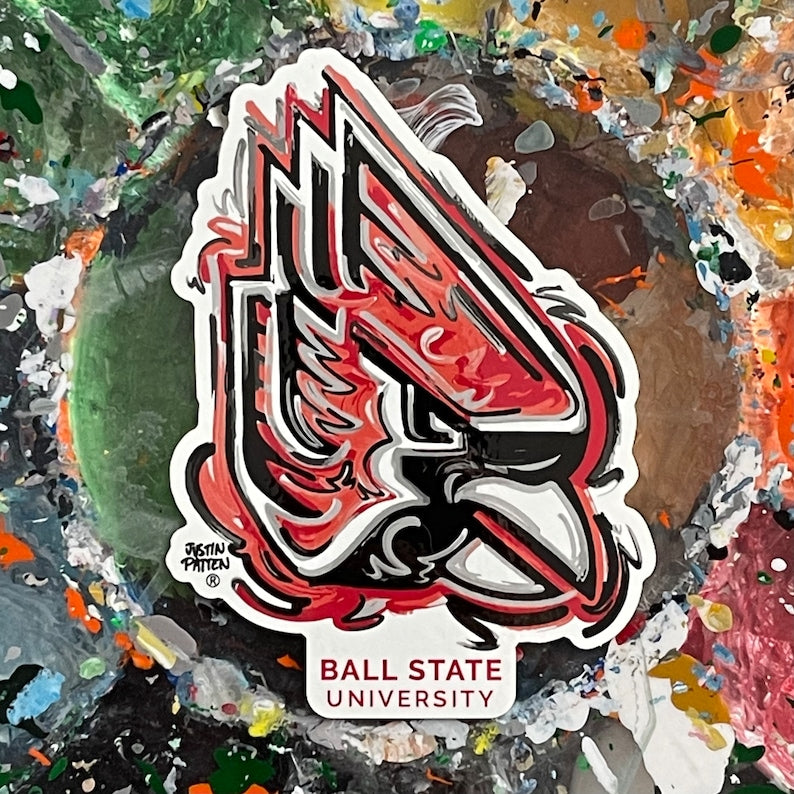 Ball State Vinyl Sticker