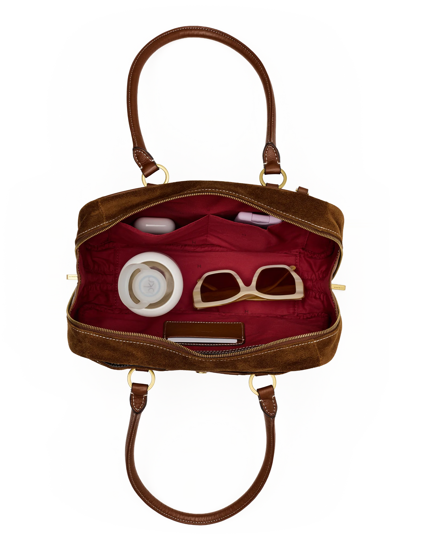 PREORDER NOW!  Meredith Medium Cinnamon Suede/Antique Gold
