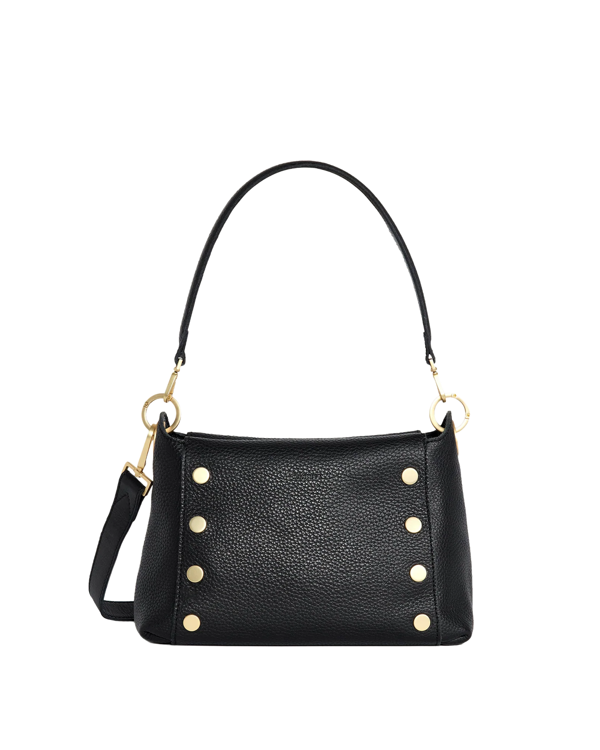 Bryant Medium Black/Brushed Gold Red Zipper
