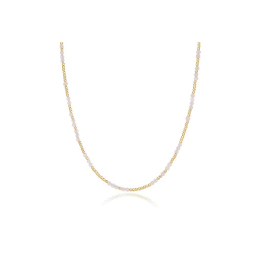 N15HOPUNWGEMMO 15" Choker Hope Unwritten Gemstone- Moonstone