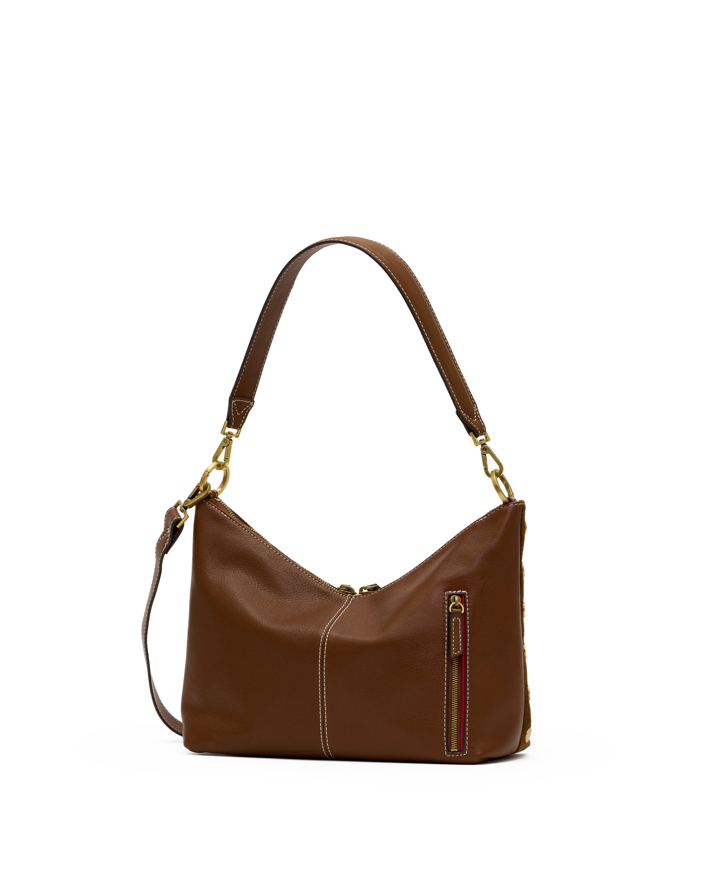 PREORDER NOW!  Grace Medium Cinnamon Suede/Antique Gold