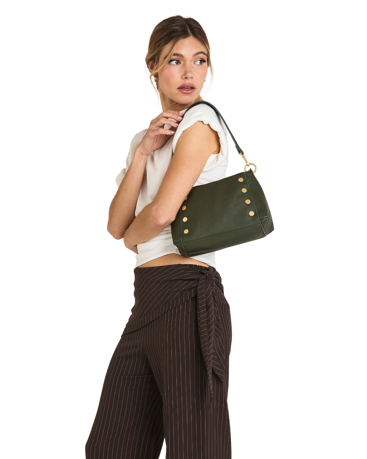 PREORDER NOW!  Bryant Medium Twin Crest Pebble/Brushed Gold