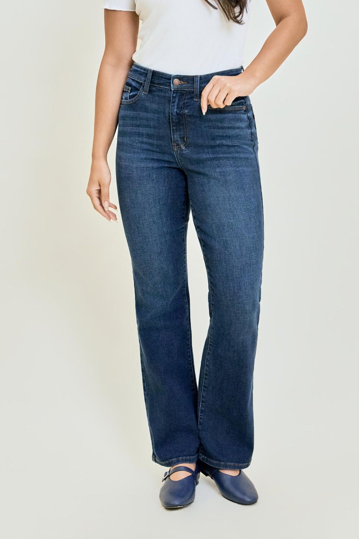 82774 High Waist Boot Jean