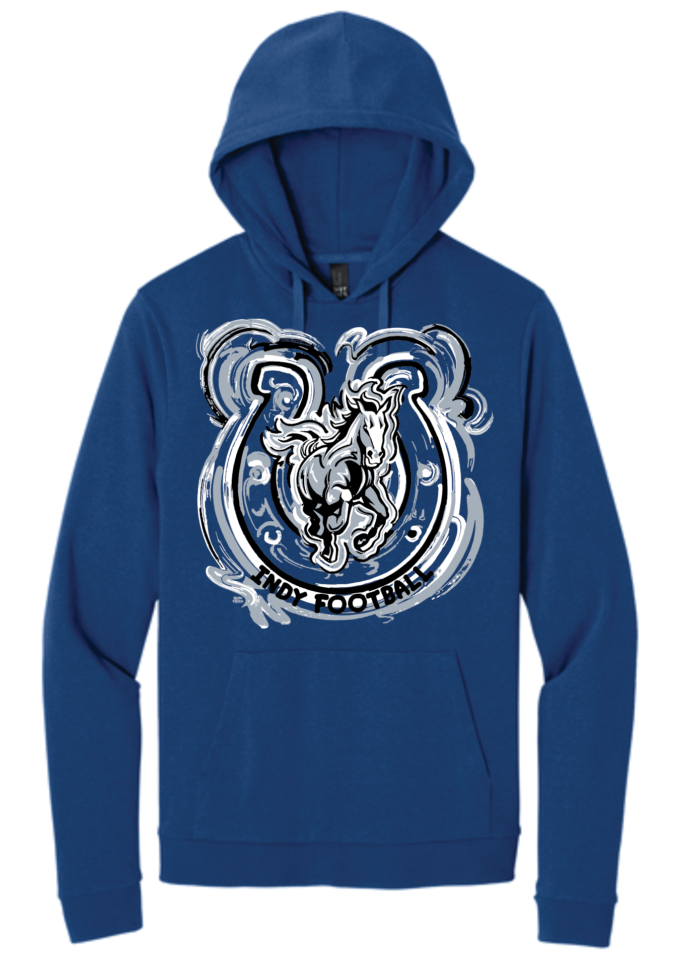 Indy Football Deep Royal Hoodie