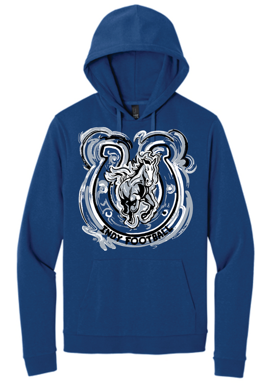 Indy Football Deep Royal Hoodie