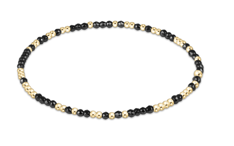 BEXHOPUNWFHEM2 enewton Extends - Hope Unwritten Faceted Hematite 2mm Bead Bracelet