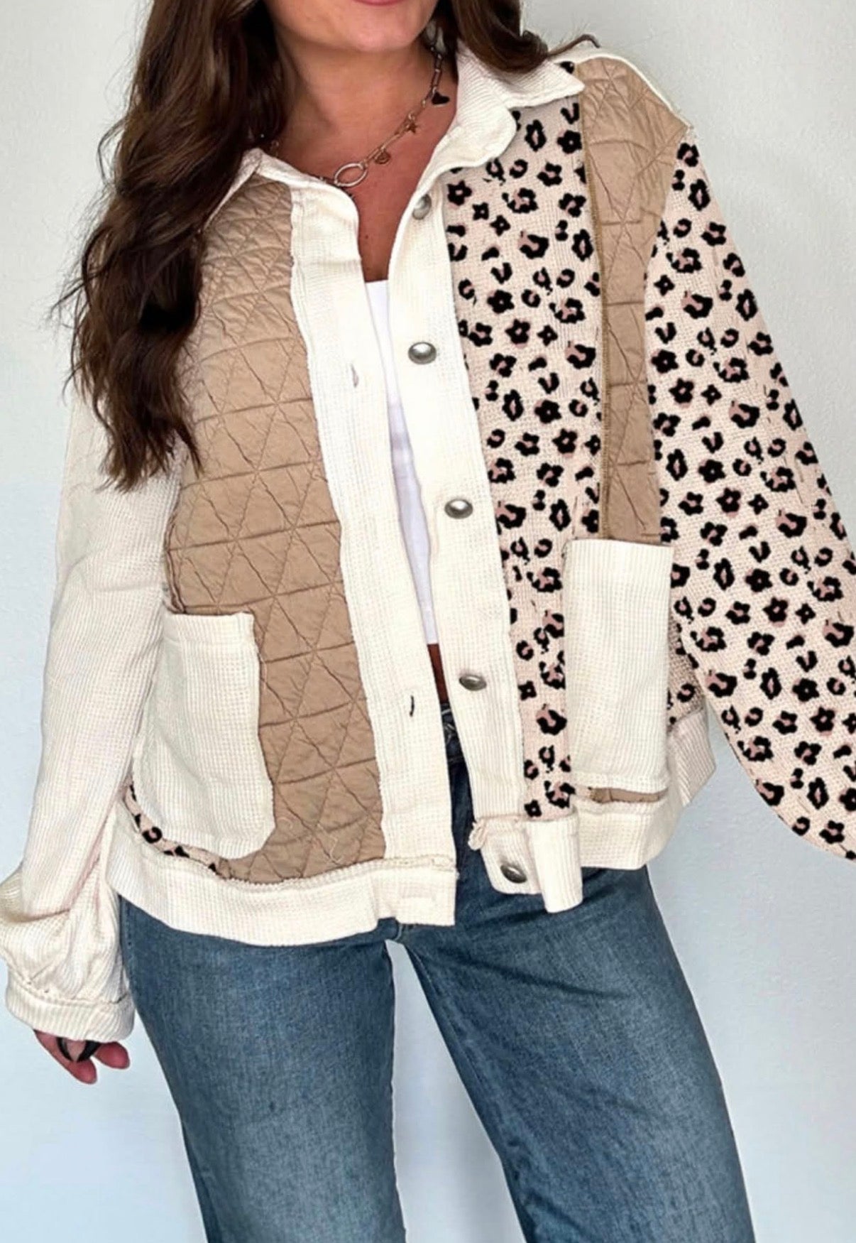 Cheetah Shacket