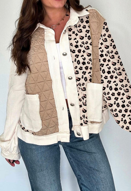 Cheetah Shacket