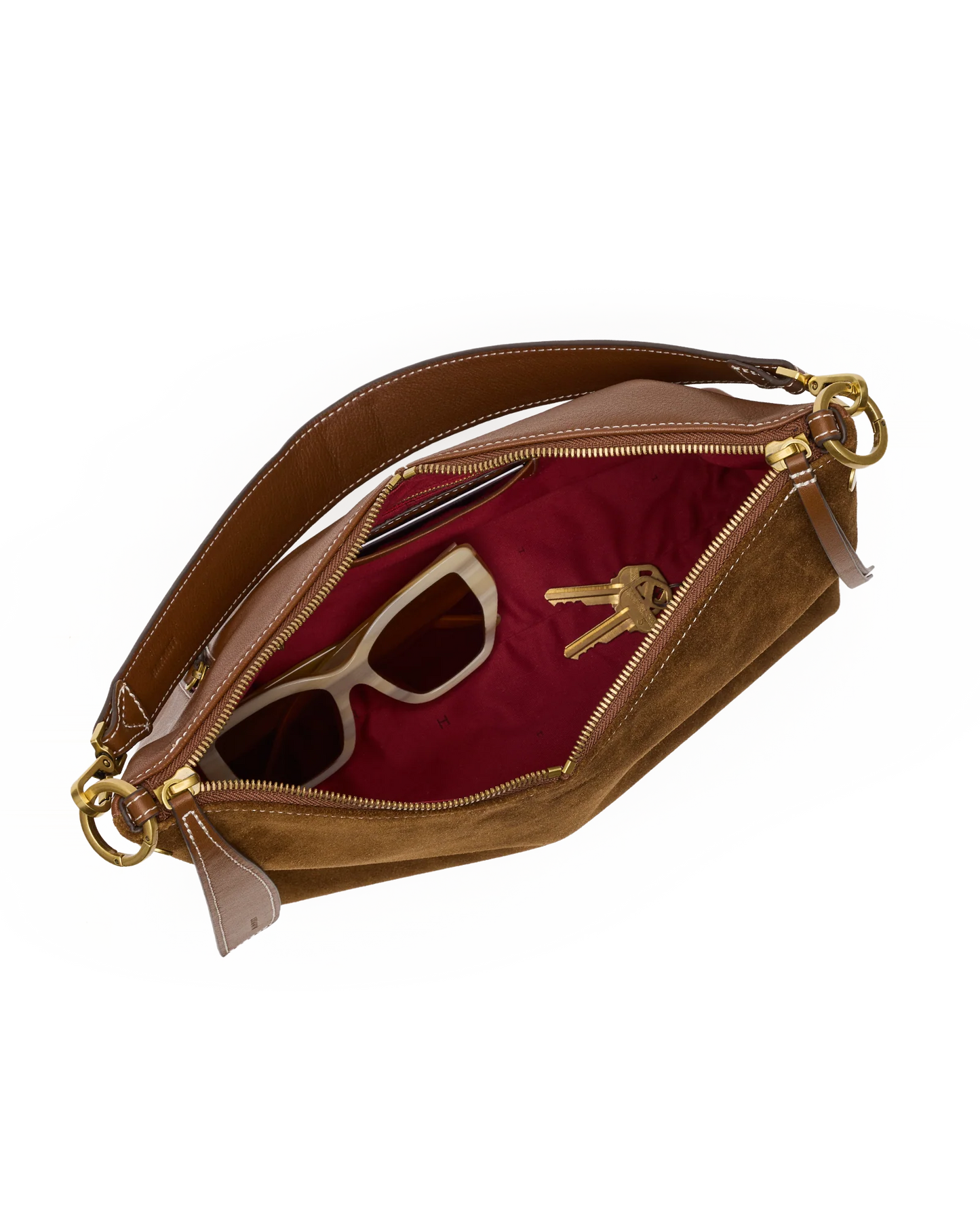 PREORDER NOW!  Grace Medium Cinnamon Suede/Antique Gold