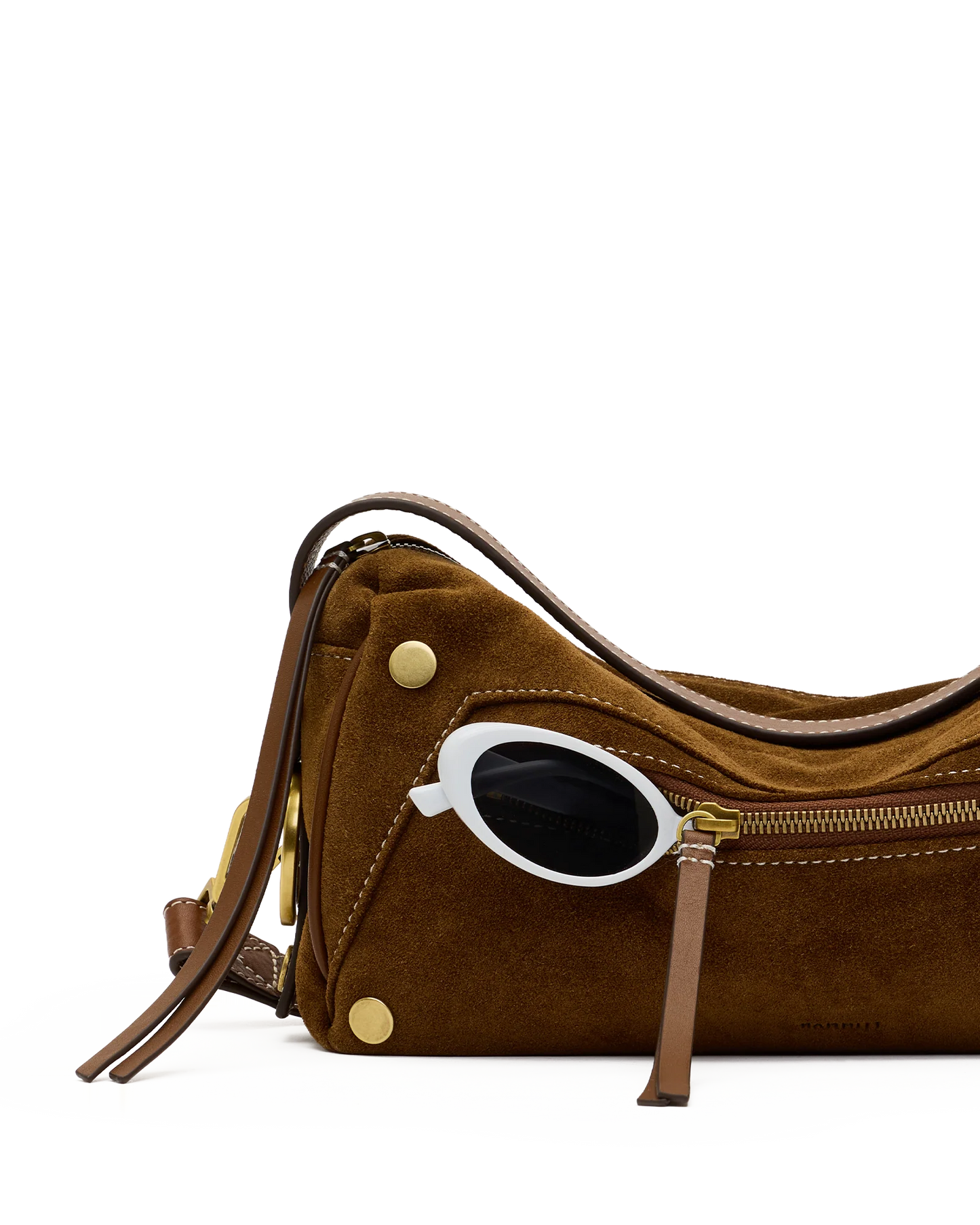 PREORDER NOW!  Doxie Medium Cinnamon Suede/Antique Gold
