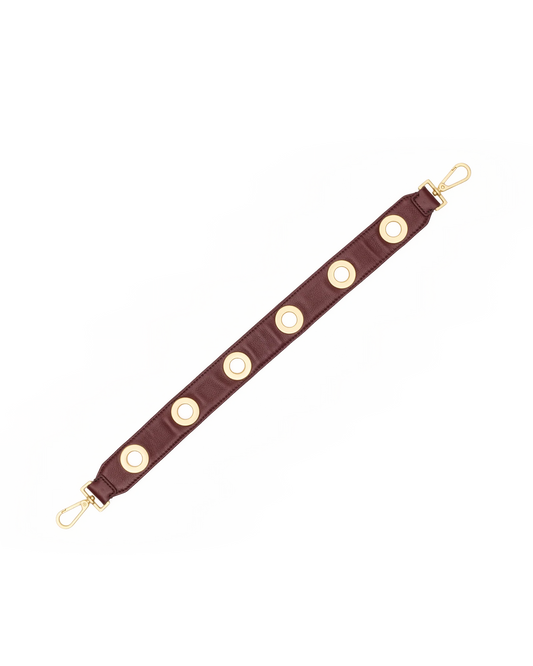 Grommet Short Strap Cherrywood Pebble/Brushed Gold