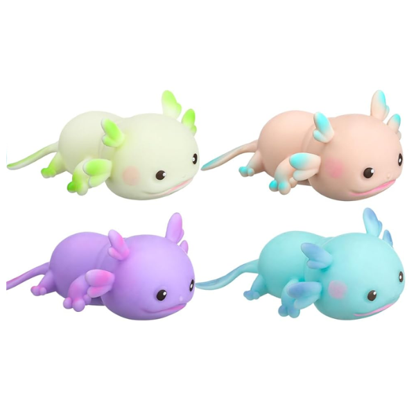 Marshmallow Axolotl Squishy Ball