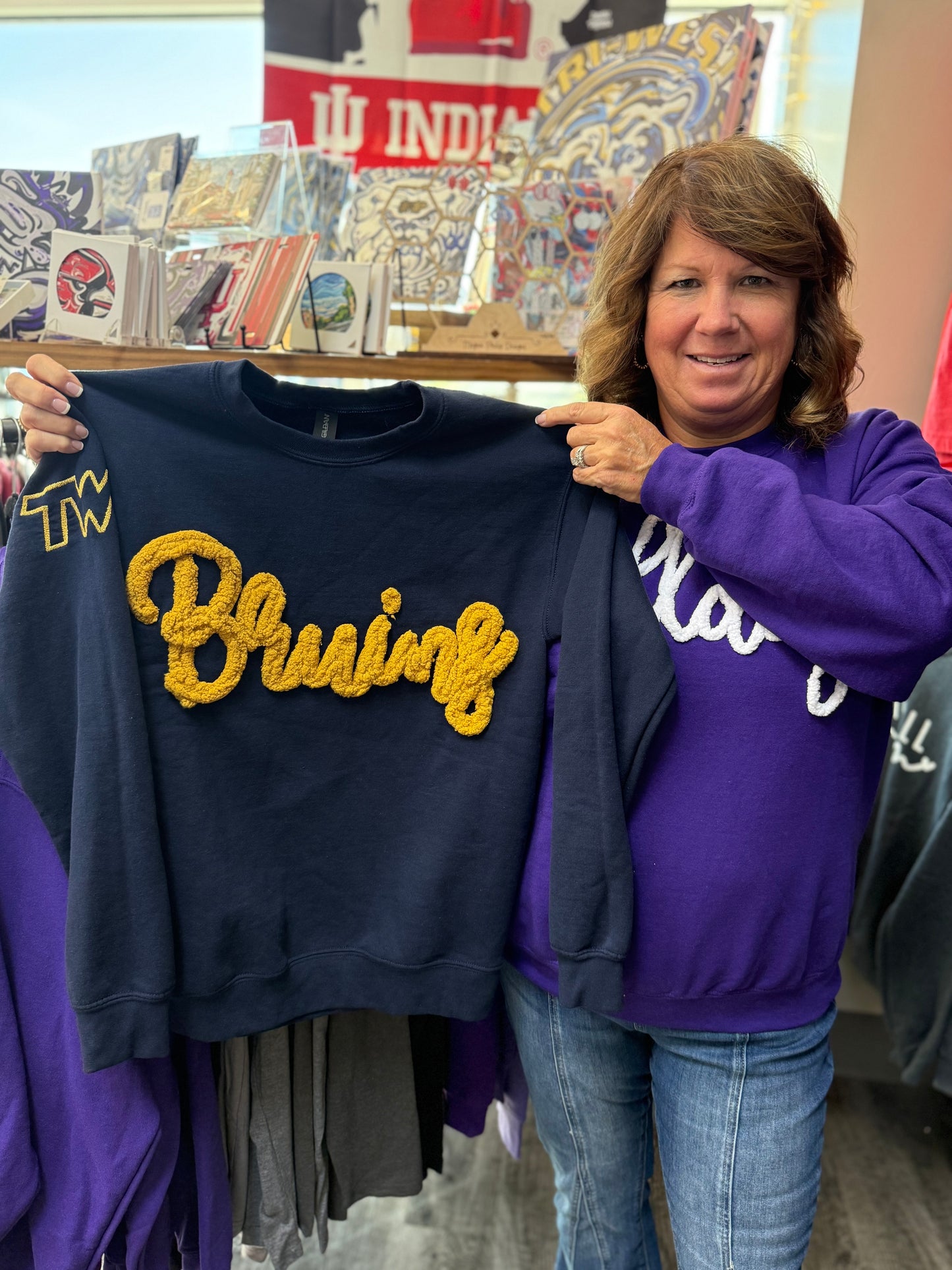 Tri-West Yarn Sweatshirt