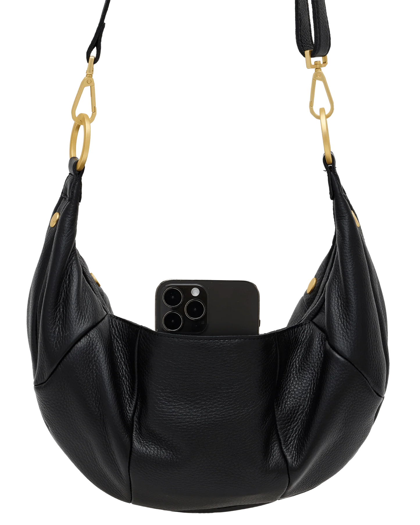 PREORDER NOW!  Erica Med Black/Brushed Gold