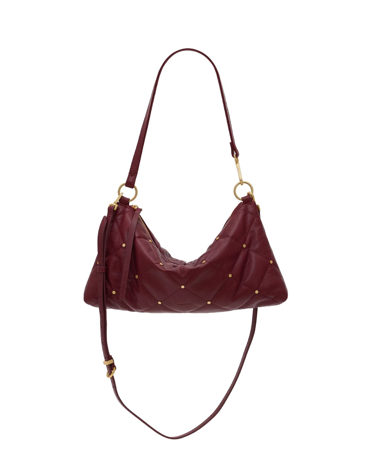 Kyle Medium Quilted Cherrywood/Brushed Gold