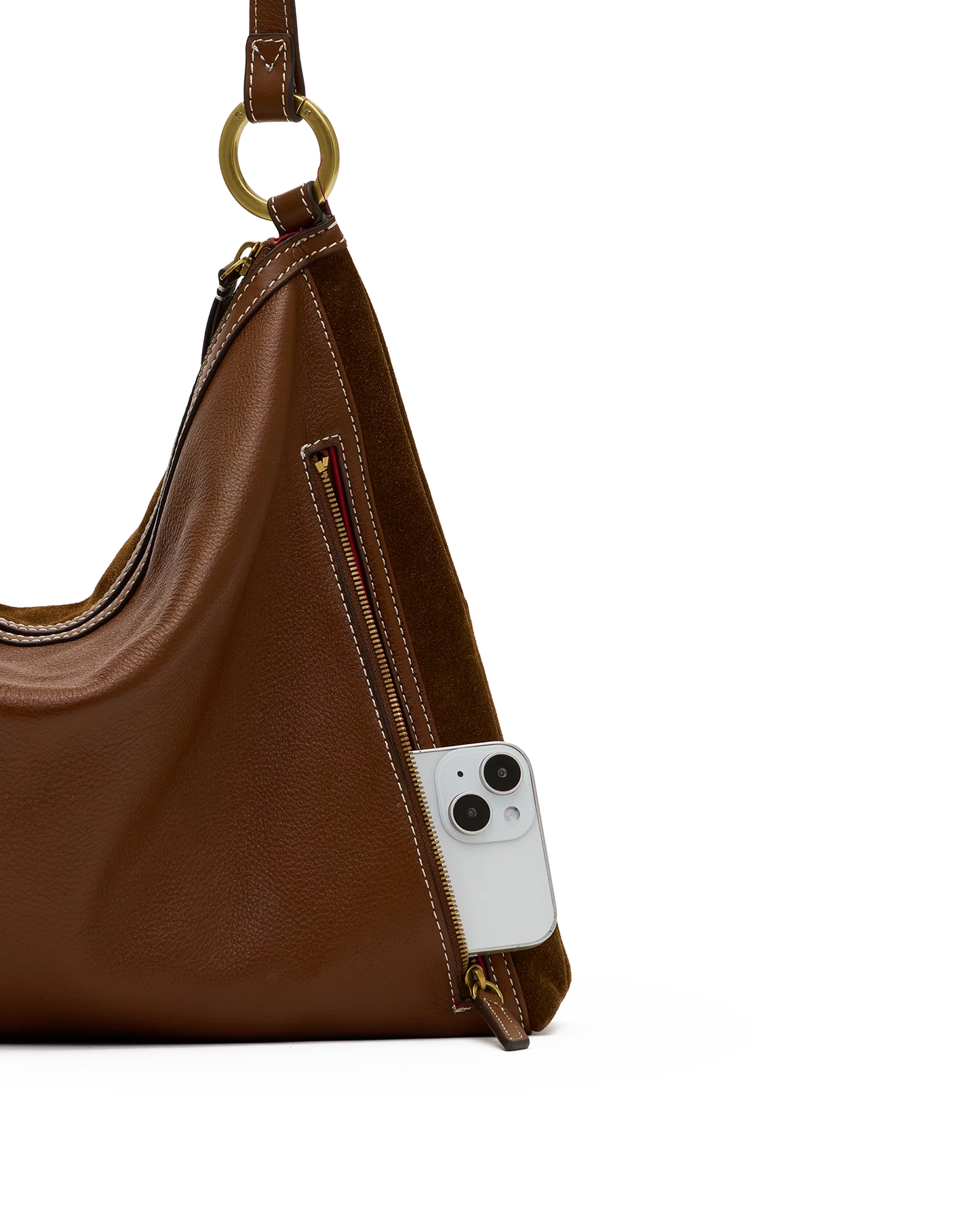 PREORDER NOW!  Kyle Large Cinnamon Suede/Antique Gold
