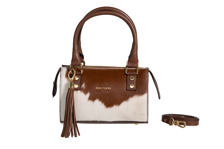 7087005 Mini Soho Calf Hair Cognac