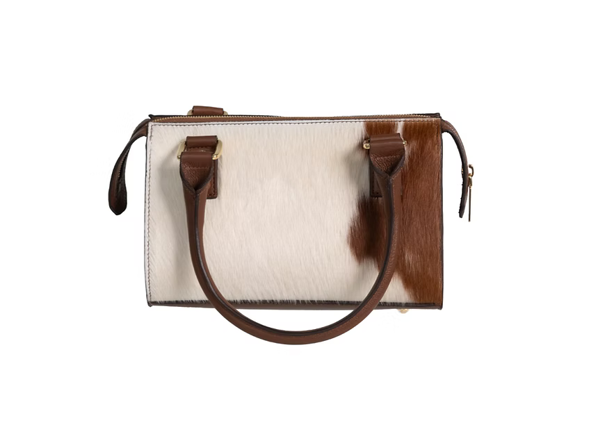 7087005 Mini Soho Calf Hair Cognac