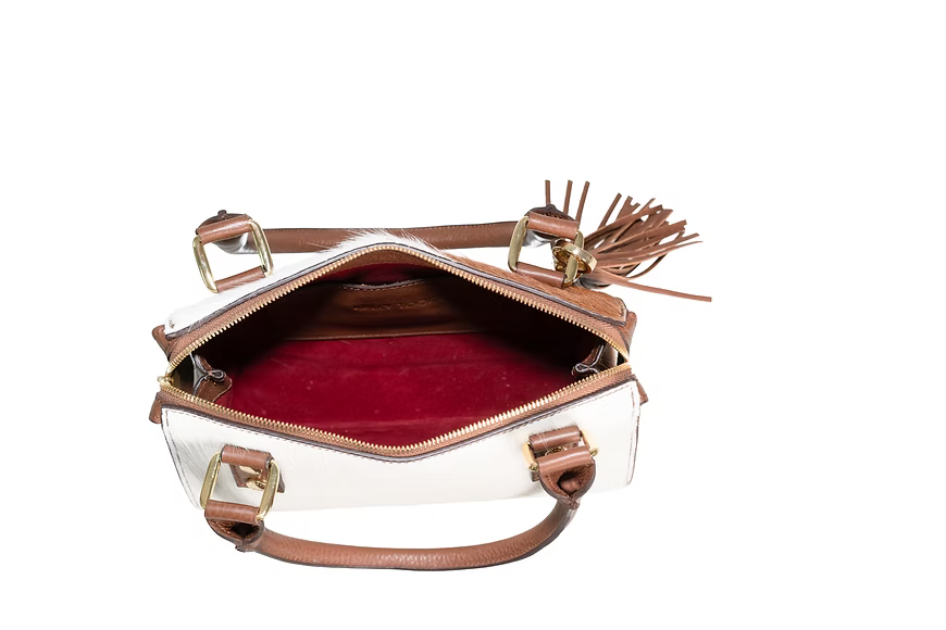 7087005 Mini Soho Calf Hair Cognac