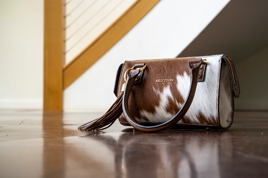 7087005 Mini Soho Calf Hair Cognac