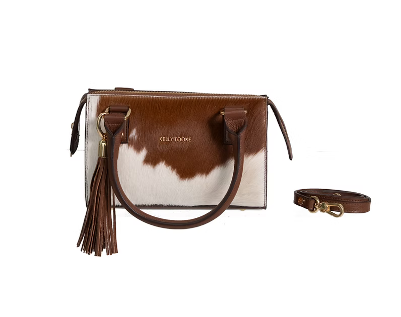 7087005 Mini Soho Calf Hair Cognac