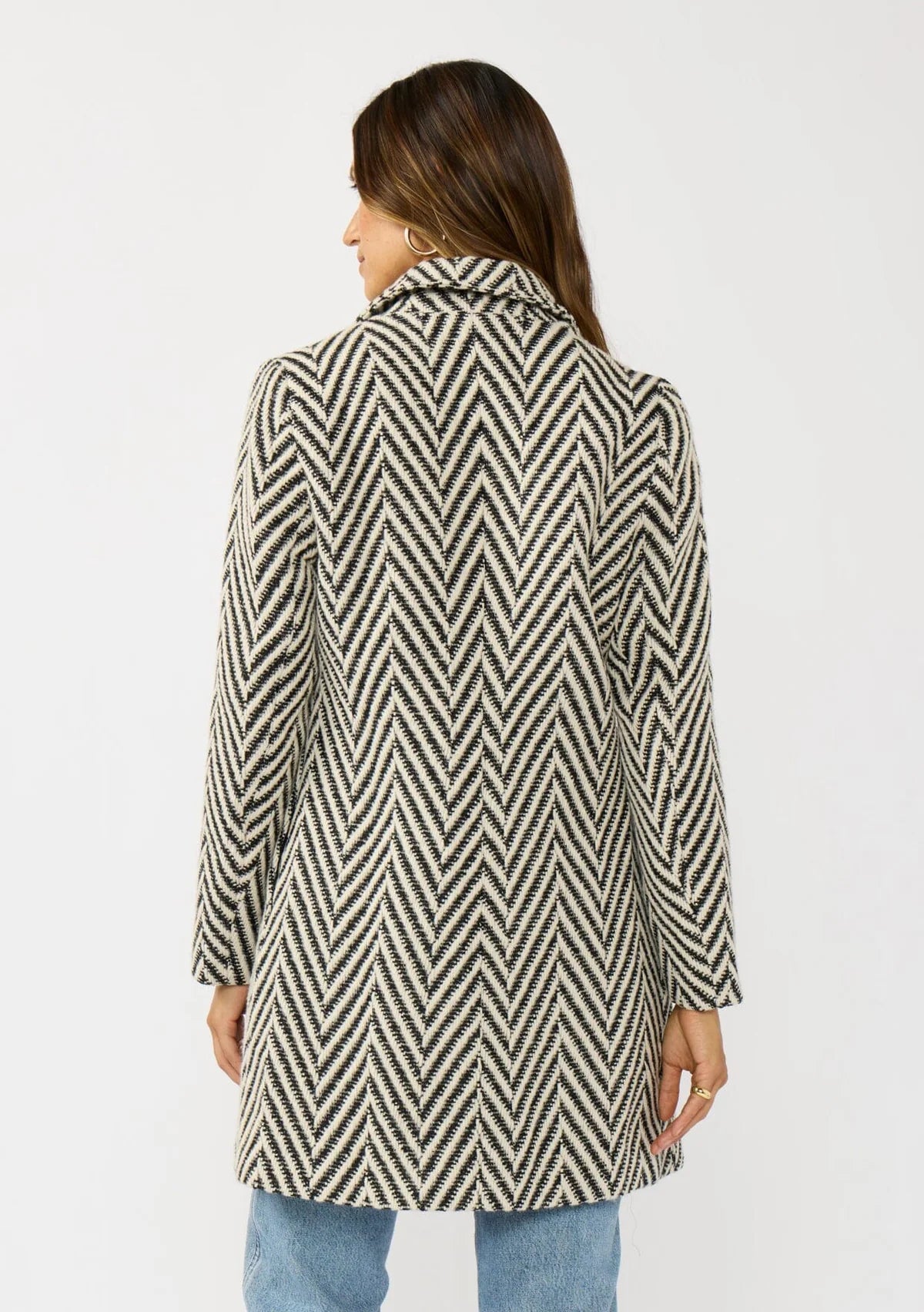 Chevron Notched  Coat