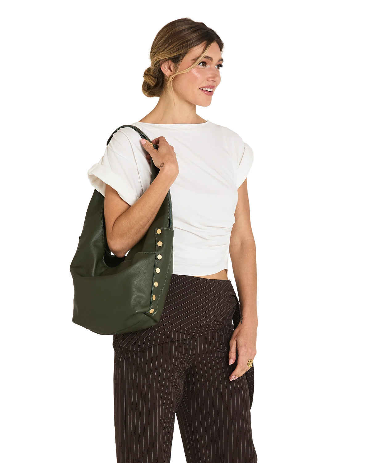 PREORDER NOW!  Tom Zip Twin Crest Pebble/Brushed Gold