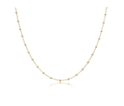 17" Choker Simplicity Chain Gold - Classic 2mm Gold