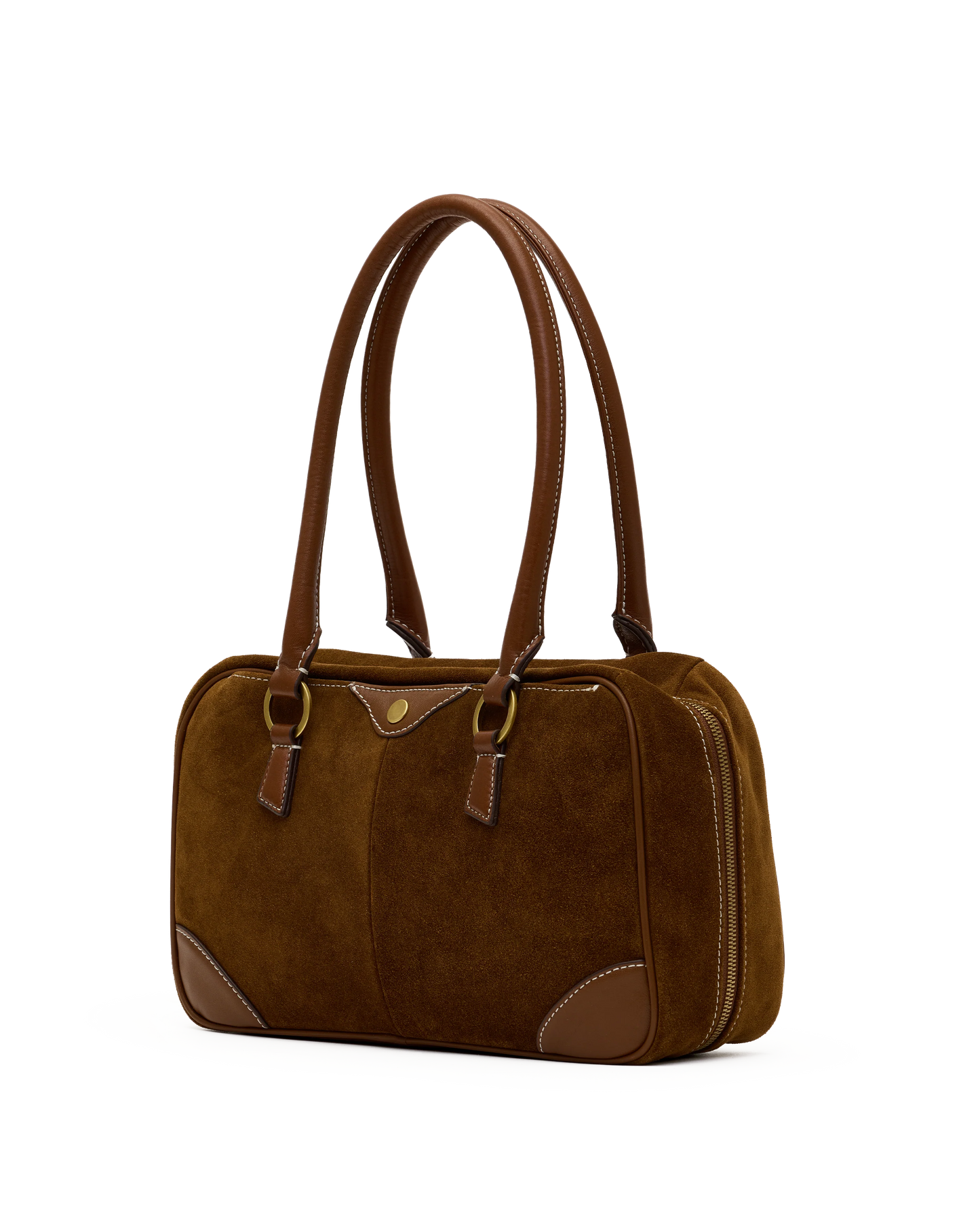 PREORDER NOW!  Meredith Medium Cinnamon Suede/Antique Gold