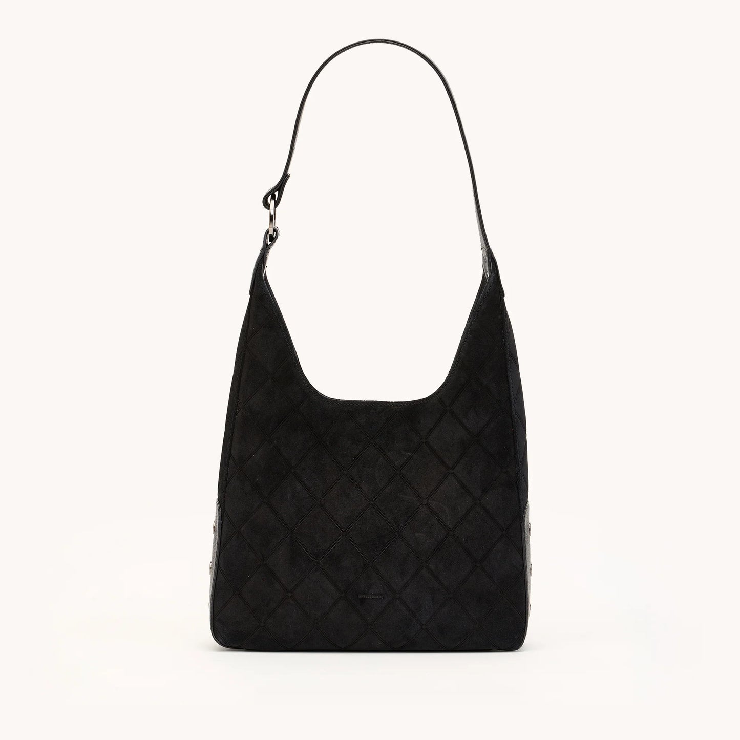 Tim Med Noir Diamond Suede/Gunmetal