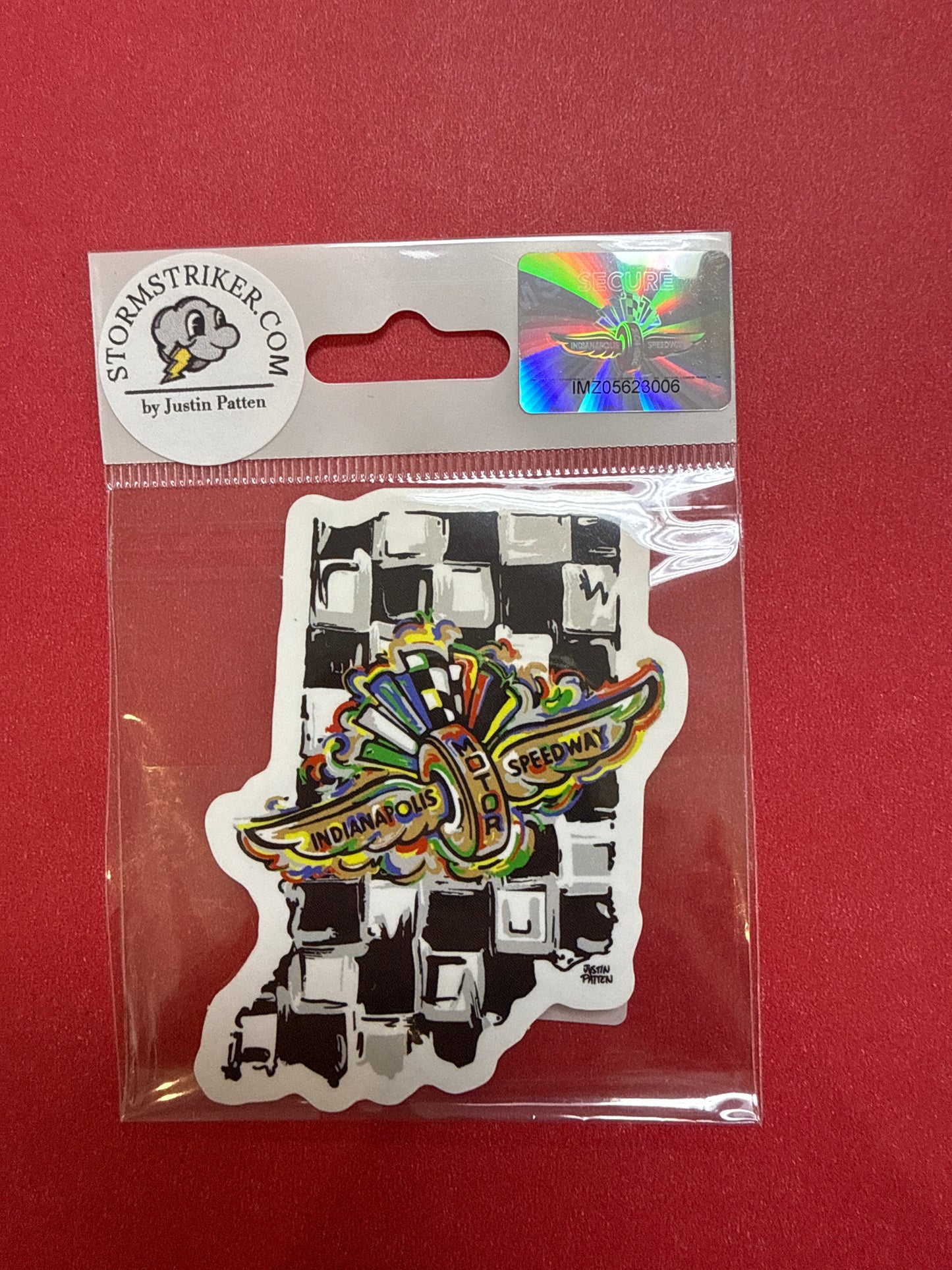 IMS Indiana Shape Mini Vinyl Sticker