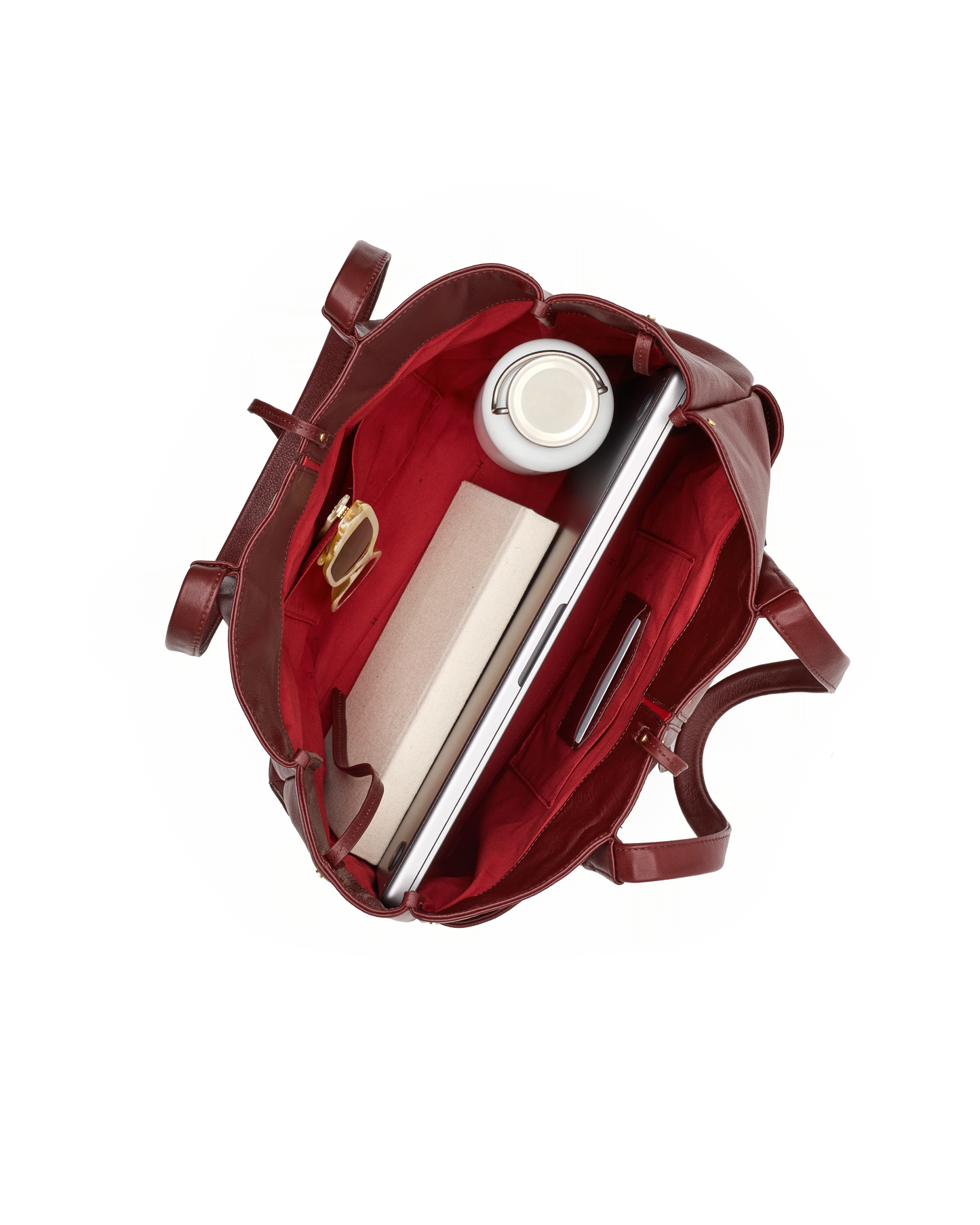 PREORDER NOW!  Meryl Carryall Cherrywood Pebble/Brushed Gold